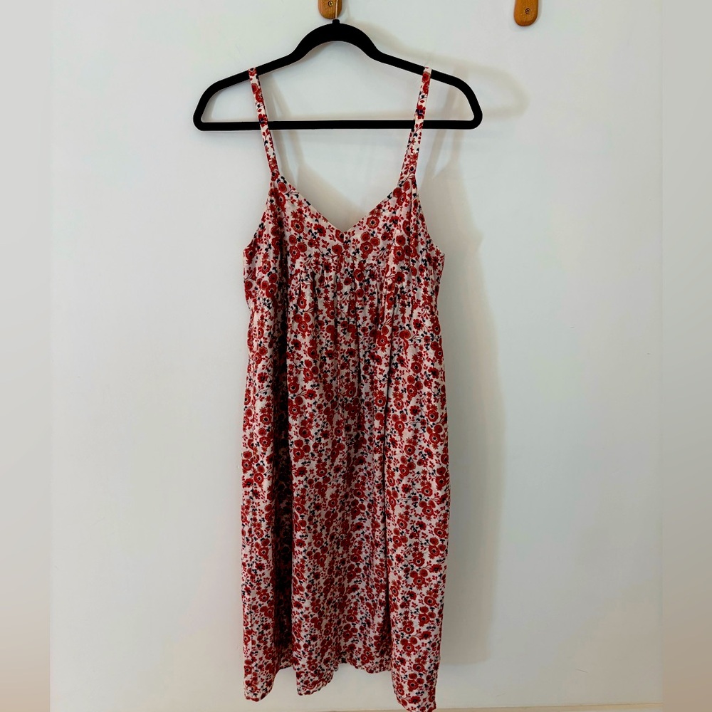 Xirena floral midi sundress